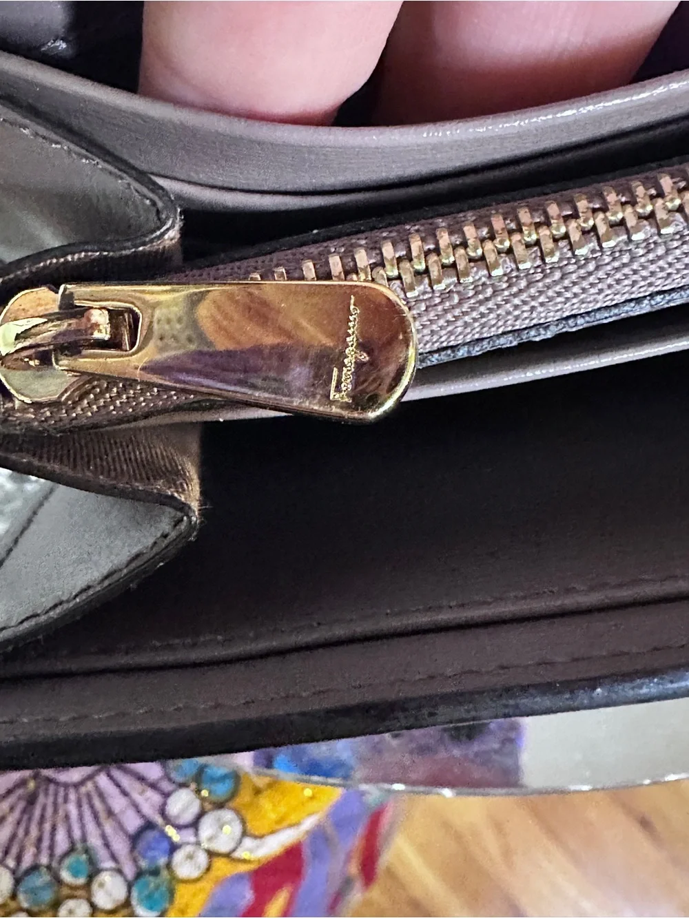 Authentic Salvatore Ferragamo Vara Bow Continental Wallet.
